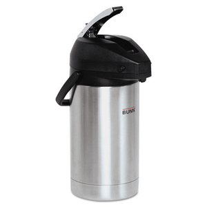 Bunn-O-Matic Corporation 32130.0000 Lever Action Airpot, 3 Liter, Stainless Steel by BUNN-O-MATIC