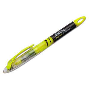 Accent Liquid Pen Style Highlighter, Chisel Tip, Fluorescent Yellow, Dozen by SANFORD