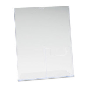 Deflecto Corporation 590501 Superior Image Sign Holder With Pocket, 8-1/2w x 11h, Clear by DEFLECTO CORPORATION