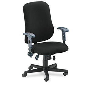 Mayline Group 4019AG2113 Comfort Series Contoured Support Chair, Acrylic/Poly Blend Fabric, Black by MAYLINE COMPANY