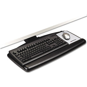 Easy Adjust Keyboard Tray, Standard Platform, 23" Track, Black by 3M/COMMERCIAL TAPE DIV.