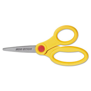 Non-Stick Kids Scissors, 5" Long, Blunt, Assorted Colors by ACME UNITED CORPORATION