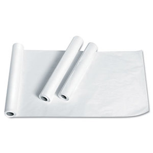 Exam Table Paper, Deluxe Crepe, 21" x 125ft, White, 12 Rolls/Carton by MEDLINE INDUSTRIES, INC.