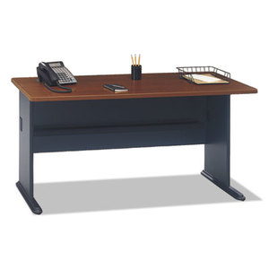 Bush Industries, Inc WC90460A Series A Collection 60W Desk, Hansen Cherry by BUSH INDUSTRIES