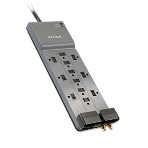 Professional Series SurgeMaster Surge Protector, 12 Outlets, 8 ft Cord by BELKIN COMPONENTS