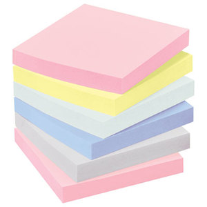 Original Recycled Note Pads, 3 x 3, Helsinki, 100/Pad, 24 Pads/Pack by 3M/COMMERCIAL TAPE DIV.