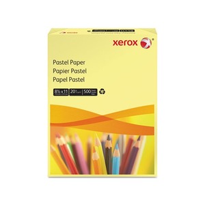 Xerox Corporation 3R11053 Vitality Pastel Multipurpose Paper, 8 1/2 x 11, Yellow, 500 Sheets/RM by XEROX CORP.