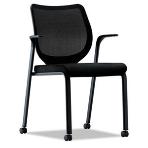 HON COMPANY N606NT10 Nucleus Series Multipurpose Chair, Black ilira-stretch M4 Back, Black by HON COMPANY