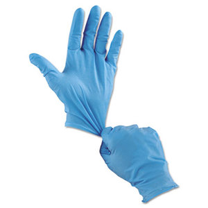 MCR Safety 127-6025XL Nitri-Shield Disposable Nitrile Gloves, Blue, Extra Large, 50/Box by MCR SAFETY