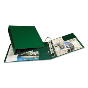 Avery 79782 Heavy-Duty Binder with One Touch EZD Rings, 11 x 8 1/2, 2" Capacity, Green by AVERY-DENNISON