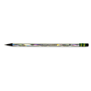 Noir Holographic Woodcase Pencil, #2, 12 per Pack by DIXON TICONDEROGA CO.
