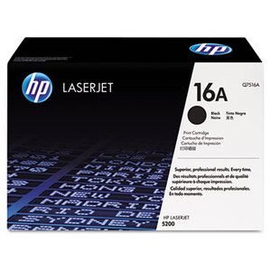 Hewlett-Packard Q7516AG HP 16A, (Q7516A-G) Black Original LaserJet Toner Cartridge for US Government by HEWLETT PACKARD SUPPLIES