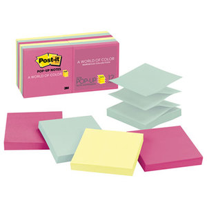 3M R33012AP Original Pop-up Refill, 3 x 3, Marseille, 100/Pad, 12 Pads/Pack by 3M/COMMERCIAL TAPE DIV.