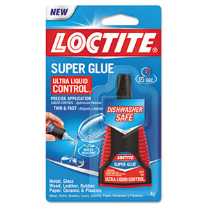 Liquid Super Glue, Clear, 0.14oz, 1/ea by LOCTITE CORP. ACG