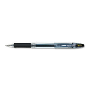 ZEBRA PEN CORPORATION 44110 Jimnie Roller Ball Stick Gel Pen, Black Ink, Medium, Dozen by ZEBRA PEN CORP.