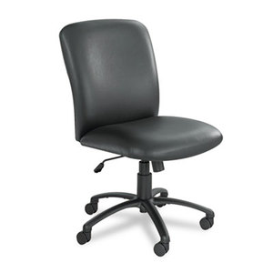 Safco Products 3490BV Uber Series Big & Tall Swivel/Tilt High Back Chair, Vinyl, Black by SAFCO PRODUCTS