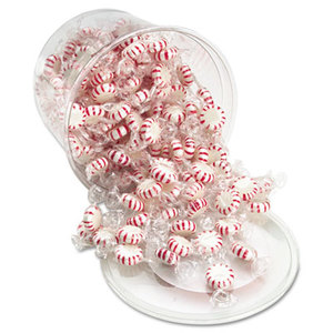 Office Snax 70019 Starlight Mints, Peppermint Hard Candy, Individual Wrapped, 2 lb Tub by OFFICE SNAX, INC.