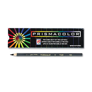 Sanford, L.P. 3363 Premier Colored Pencil, Black Lead/Barrel, Dozen by SANFORD