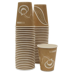 Evolution World 24% PCF Hot Drink Cups, 8oz, Peach, 50/Pack by ECO-PRODUCTS,INC.