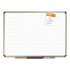 Prestige Total Erase Whiteboard, 48 x 36, White Surface, Euro Titanium Frame by QUARTET MFG.