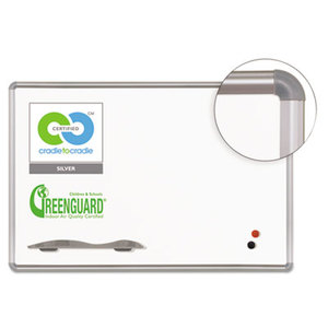 BALT INC. E2H2PC Green Rite Dry Erase Board, 48 x 36, White, Silver Frame by BALT INC.