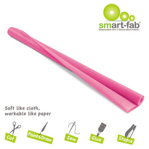 Smart Fab Disposable Fabric, 48 x 40 roll, Dark Pink by SMART-FAB INC