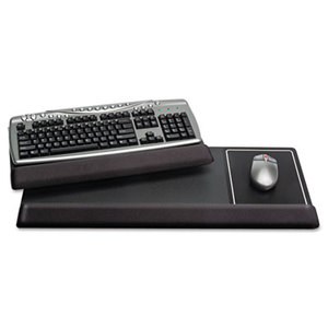 Kelly Computer Supplies 52306 Viscoflex Extended Keyboard Wrist Rest, Black by KELLY COMPUTER SUPPLIES