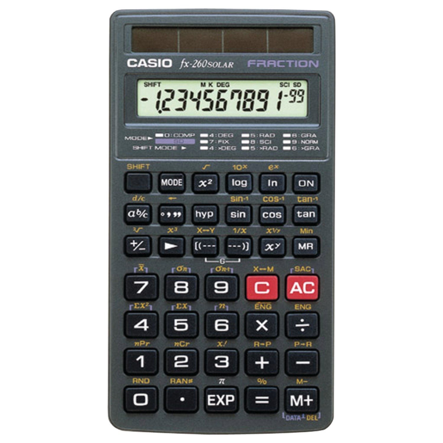 Casio Computer Co Ltd Fx 260slrsc Fx 260 Solar Scientific Calculator