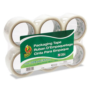 Commercial Grade Packaging Tape, 2" x 22, 1.88" x 55 yds, Clear, 3" Core, 6/Pack by SHURTECH