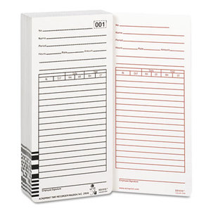 Time Card for Es1000 Electronic Totalizing Payroll Recorder, 100/Pack by ACRO PRINT TIME RECORDER