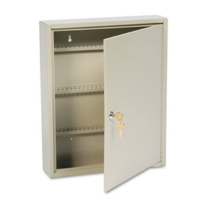 Uni-Tag Key Cabinet, 110-Key,Steel, Sand, 14 x 3 1/8 x 17 1/8 by MMF INDUSTRIES