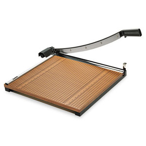 Square Commercial Grade Wood Base Guillotine Trimmer, 15 Sheets, 18" x 18" by ELMER'S PRODUCTS, INC.