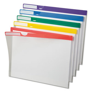 Cardinal Brands, Inc 50981 Clear Poly Index Folders, Letter, Assorted Colors, 10/Pack by ESSELTE PENDAFLEX CORP.