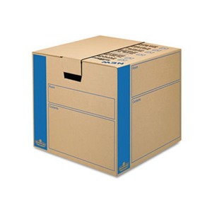 SmoothMove Prime Moving/Storage Boxes, 18 3/4l x 18 1/8w x 16 5/8h, Kraft, 8/CT by FELLOWES MFG. CO.