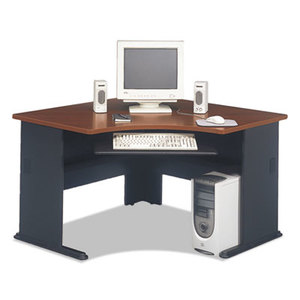 Bush Industries, Inc WC90466A Series A Collection 48W Corner Desk, Hansen Cherry by BUSH INDUSTRIES