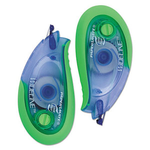 WideLine Correction Tape, Non-Refillable, 1/4" x 335", 2/Pack by SANFORD
