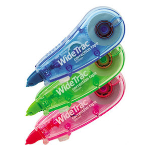 AMERICAN TOMBOW INC. 68615 WideTrac Correction Tape, Non-Refillable, 1/3" x 236", 3/Pack by AMERICAN TOMBOW INC.