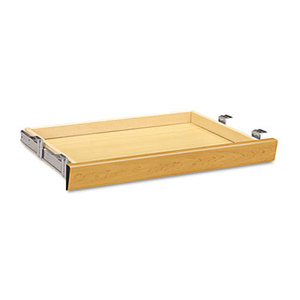 Laminate Angled Center Drawer, 26w x 15 3/8d x 2 1/2h, Harvest by HON COMPANY