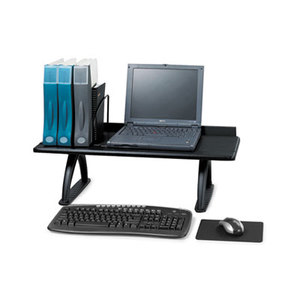 Safco Products 3602BL Value Mate Desk Riser, 100-Pound Capacity, 30 x 12 x 8, Black by SAFCO PRODUCTS