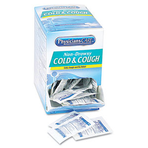 ACME UNITED CORPORATION 90092 Cold and Cough Congestion Medication, Two-Pack, 50 Packs/Box by ACME UNITED CORPORATION