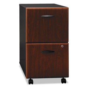 Bush Industries, Inc WC94452SU Mobile Pedestal (F/F) (Assembled) Series A Hansen Cherry by BUSH INDUSTRIES