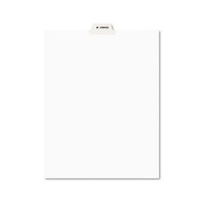 Avery 12386 Avery-Style Preprinted Legal Bottom Tab Dividers, Exhibit M, Letter, 25/Pack by AVERY-DENNISON