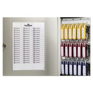 Durable Office Products Corp. 1953-23 Locking Key Cabinet, 54-Key, Brushed Aluminum, Silver, 11 3/4 x 4 5/8 x 11 by DURABLE OFFICE PRODUCTS CORP.