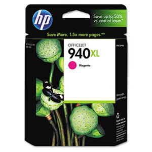 Hewlett-Packard C4908AN#140 HP 940XL, (C4908AN) High Yield Magenta Original Ink Cartridge by HEWLETT PACKARD COMPANY