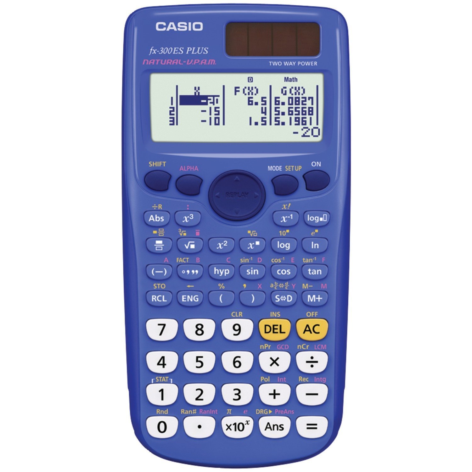 toonhoogte Soedan Eik Casio Computer Co., Ltd FX-300ESPLUS-BE FX-300 ES PLUS Scientific  Calculator (Blue)