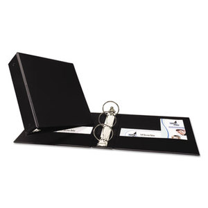 Avery 03602 Economy Non-View Binder with Round Rings, 11 x 8 1/2, 3" Capacity, Black by AVERY-DENNISON