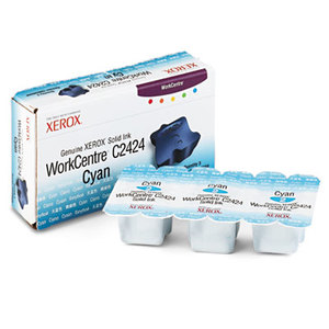 Xerox Corporation 108R00660 108R00660 Solid Ink Stick, 3400 Page-Yield, 3/Box, Cyan by XEROX CORP.