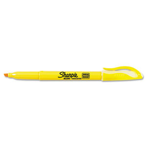 Sanford, L.P. 27005 Accent Pocket Style Highlighter, Chisel Tip, Yellow, 1 Dozen by SANFORD