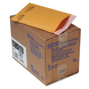 ANLE PAPER/SEALED AIR CORP. 10184 Jiffylite Self-Seal Mailer, Side Seam, #00, 5 x 10, Golden Brown, 25/Carton by ANLE PAPER/SEALED AIR CORP.