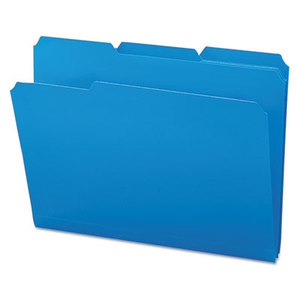 SMEAD MANUFACTURING COMPANY 10503 Waterproof Poly File Folders, 1/3 Cut Top Tab, Letter, Blue, 24/Box by SMEAD MANUFACTURING CO.